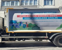 Küçükçekmece çöp konteynerlerinde yeni sisteme geçiyor