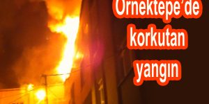 Örnektepe Mahallesi’nde Korkutan Yangın