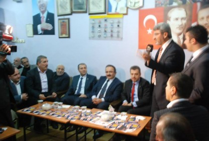 Seçim kampanyası kapsamında Sivil toplum kuruluşu ziyaretlerine devam eden AK