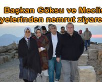 Başkan Göksu ve Meclis üyelerinden nemrut ziyareti