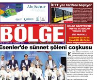 BÖLGE GAZETESİ HAZİRAN SAYISI CIKTI