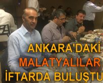 Ankara’daki Malatyalılar iftarda buluştu