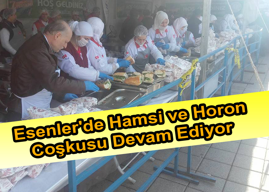 Esenler’de Hamsi ve Horon Coşkusu