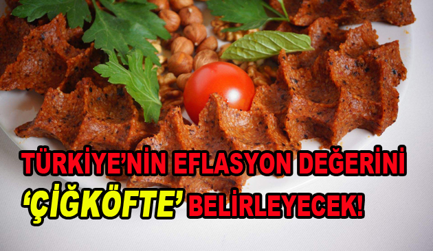 Türkiye’nin Eflasyon Değerini “Çiğ Köfte” Belirleyecek!