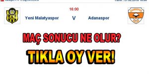 Yeni Malatyaspor- Adanaspor maçına doğru…