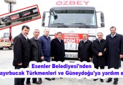Esenler Belediyesi’nden Bayırbucak Türkmenleri ve Güneydoğu’ya yardım eli Esenler Belediyesi, Bayırbucak