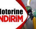 Motorine indirim geliyor