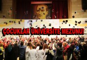 ÇOCUKLAR ÜNİVERSİTE MEZUNU Çocuk Üniversitesi‘nden mezun olan Esenlerli 45 öğrenci,