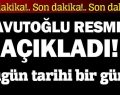 Başbakan Davutoğlu: Bugün tarihi bir gün!