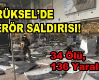 Brüksel’de Terör Saldırıları: 34 Ölü, 136 Yaralı!