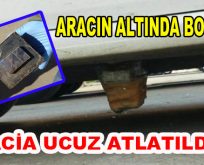 Teröristler aracın altına bomba yerleştirdi!