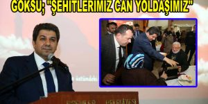 GÖKSU; ”ŞEHİTLERİMİZ CAN YOLDAŞIMIZ”