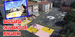 Bağcılar’da Okul Bahçeleri Rengarenk