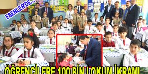 Öğrencilere 100 Bin Lokum İkramı!