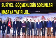Suriyeli göçmenlerin sorunları masaya yatırıldı Suriye’deki iç savaştan kaçarak Türkiye’ye gelip yerleşen