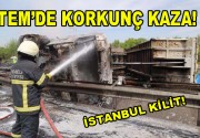 TEM’de Korkunç Kaza! Dursun Erdoğan’ın kullandığı 16 FJ 814 plakalı