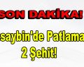 Nusaybin’de Patlama! 2 Şehit!