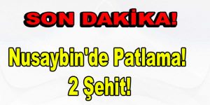 Nusaybin’de Patlama! 2 Şehit!