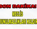 Dokunulmazlıklar kaldırıldı!