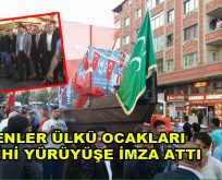 Esenler Ülkü Ocakları tarihi yürüyüşe imza attı