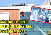 Bağcılar Engeliler Sarayı’nda film gibi tatbikat Bağcılar Belediyesi tarafından Bağcılar’daki