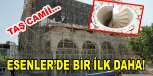 Esenler’de Taş Camii Yapılıyor