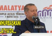 Cumhurbaşkanı Malatya’da… Cumhurbaşkanı Recep Tayyip Erdoğan, Malatya’da toplu açılış törenine