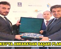 Göksu’ya Ankara’dan Başarı Plaketi