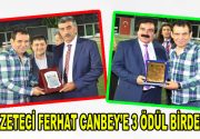 Gazeteci Ferhat Canbey’e 3 ödül geldi! Malatya Darende Futbol Turnuvası’nda