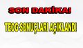 TEOG Sınav Sonuçları Açıklandı