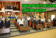 Esenler Belediye Meclisi’nden Tarihi Deklarasyon Esenler Belediye Meclisi, olağanüstü toplantıda,