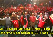 Bağcılar’da Demokrasi Nöbetine katılan Alman Müller’den samimi açıklamalar Bağcılar’da her akşam