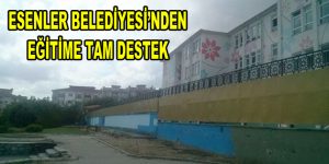 Esenler’de okul yenileme çalışmaları devam ediyor