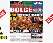 BÖLGE GAZETESİ 152. ”AĞUSTOS” SAYISI ÇIKTI