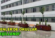 Esenler’de okullar ”Yeşillendi” Esenler Belediyesi tarafından ilçe genelindeki tüm okullarda