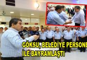 Göksu, Belediye personeli ile bayramlaştı Esenler Belediye Başkanı Mehmet Tevfik