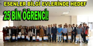 Esenler bilgi evlerinde hedef 25 bin öğrenci!