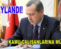 Kamuda çalışanlara müjde!