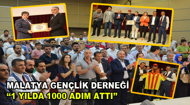 Malatya Gençlik Derneği ”1 Yılda 1000 Adım Attı”