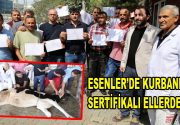 ESENLER’DE KURBANLAR SERTİFİKALI ELLERE EMANET Esenler Belediyesi’nin Kurban Bayramı’nda muhtemel