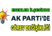 Esenler ilçesinde AK Parti’de görev değişikliği AK Parti İstanbul İl