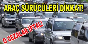 Araç sürücüleri dikkat!