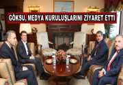 Göksu, medya kuruluşlarıyla buluştu Esenler Belediye Başkanı Mehmet Tevfik Göksu,