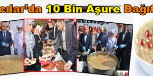 Bağcılar’da 10 bin aşure dağıtıldı