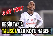 Beşiktaş’a kötü haber! Beşiktaş’ın başarılı oyuncusu Talisca, Gençlenbirliği maçında yaşadığı