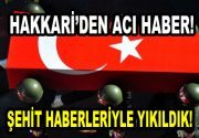Hakkari’den acı haber! Hakkari’nin Çukurca ilçesinde PKK’lı teröristler askeri birliğimize