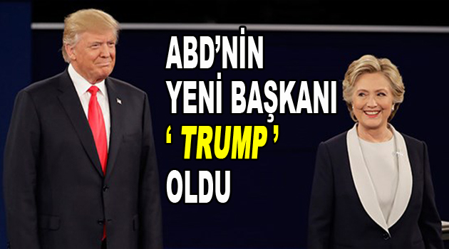 ABD’nin yeni başkanı Trump oldu