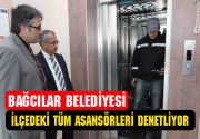 “Bağcılar’daki asansörler denetleniyor” Bağcılar Belediyesi, ilçedeki tüm kamu kurum ve