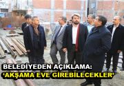 VATANDAŞLAR AKŞAMA BİNALARINA GİREBİLECEK Esenler Kemer Mahallesi’nde inşaatın istinat duvarında