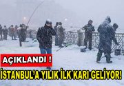 Havaların soğumasıyla birlikte meteorolojiden İstanbul ile ilgili ilk açıklama geldi.
